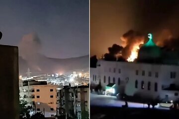 Yəhudi faşist rejiminin Suriyaya yeni hava hücumu / Dəməşq bombalandı